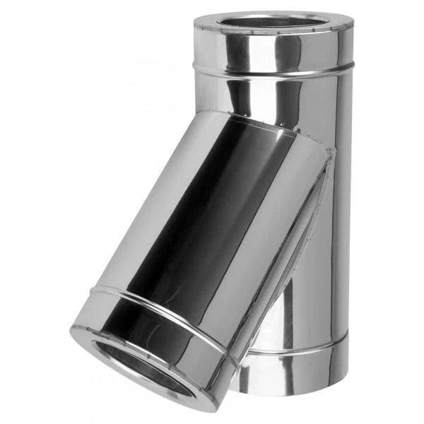 trojnik-45-izolowany-zaroodporny Trójnik dymowy 45° fi 180 mm